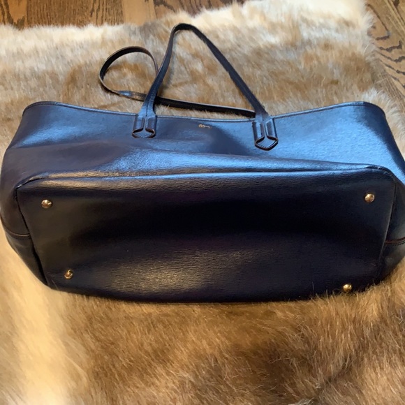 RLL Ralph Lauren navy purse tote - Picture 3 of 14